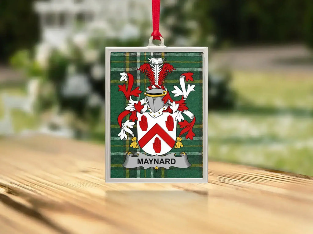 Maynard Family Coat of Arms Hanging Ornament product
