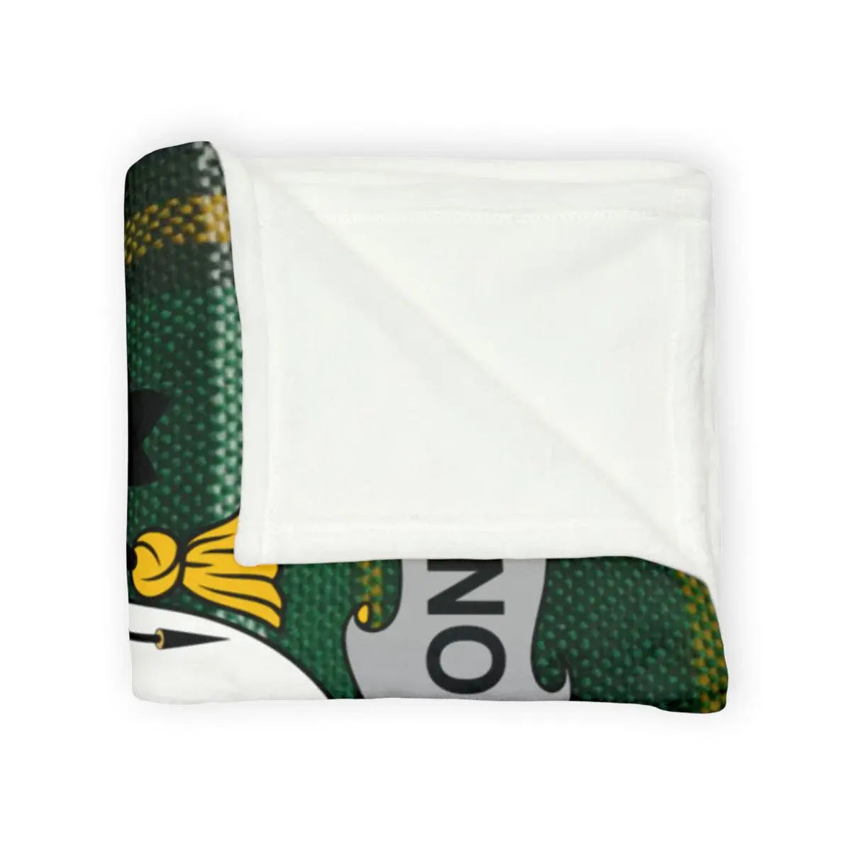 Cozy Green and Yellow Patterned Blanket