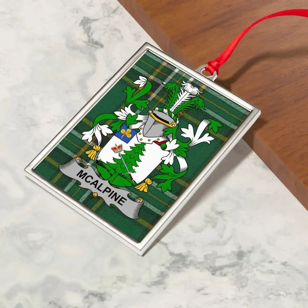 McAlpine Family Crest Plaid Print Decoration product