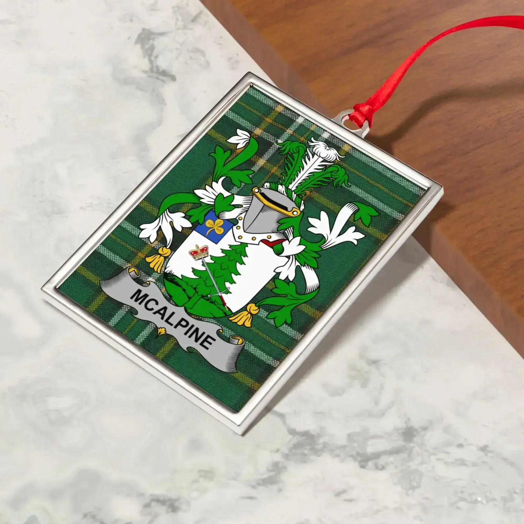 McAlpine Family Crest Plaid Print Decoration product