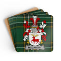 Scottish Clan McCarthy Tartan Crest Coasters product