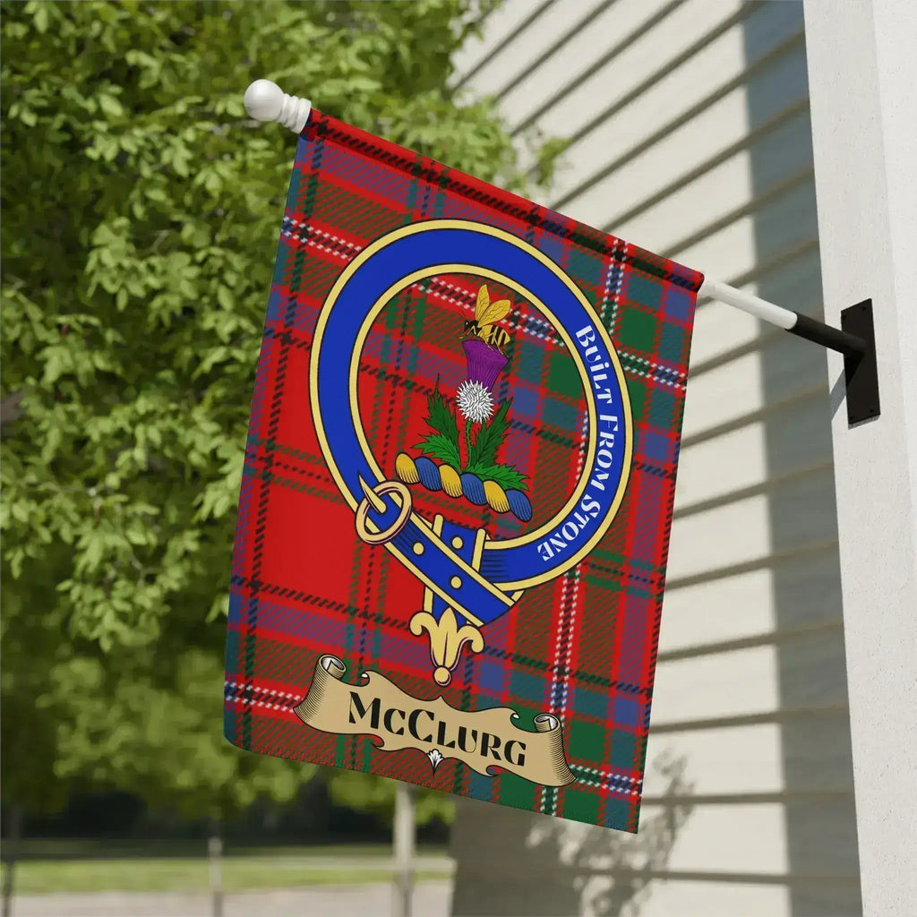 McClurg Crest Decorative Garden Flag