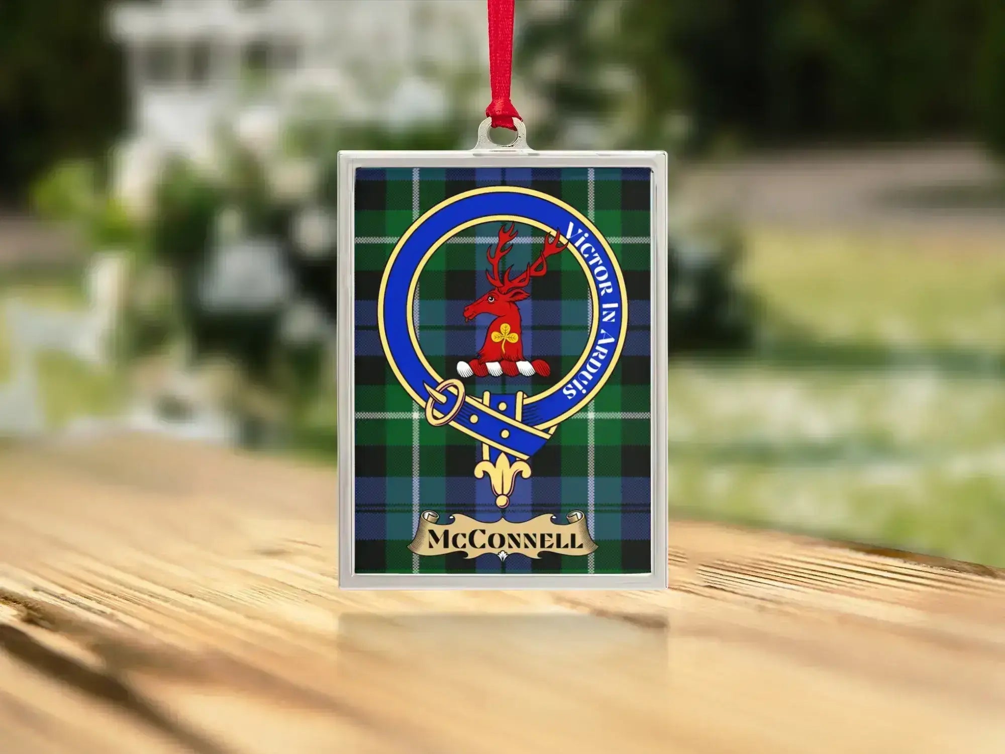 McConnell Tartan Plaid Crest Family Ornament product