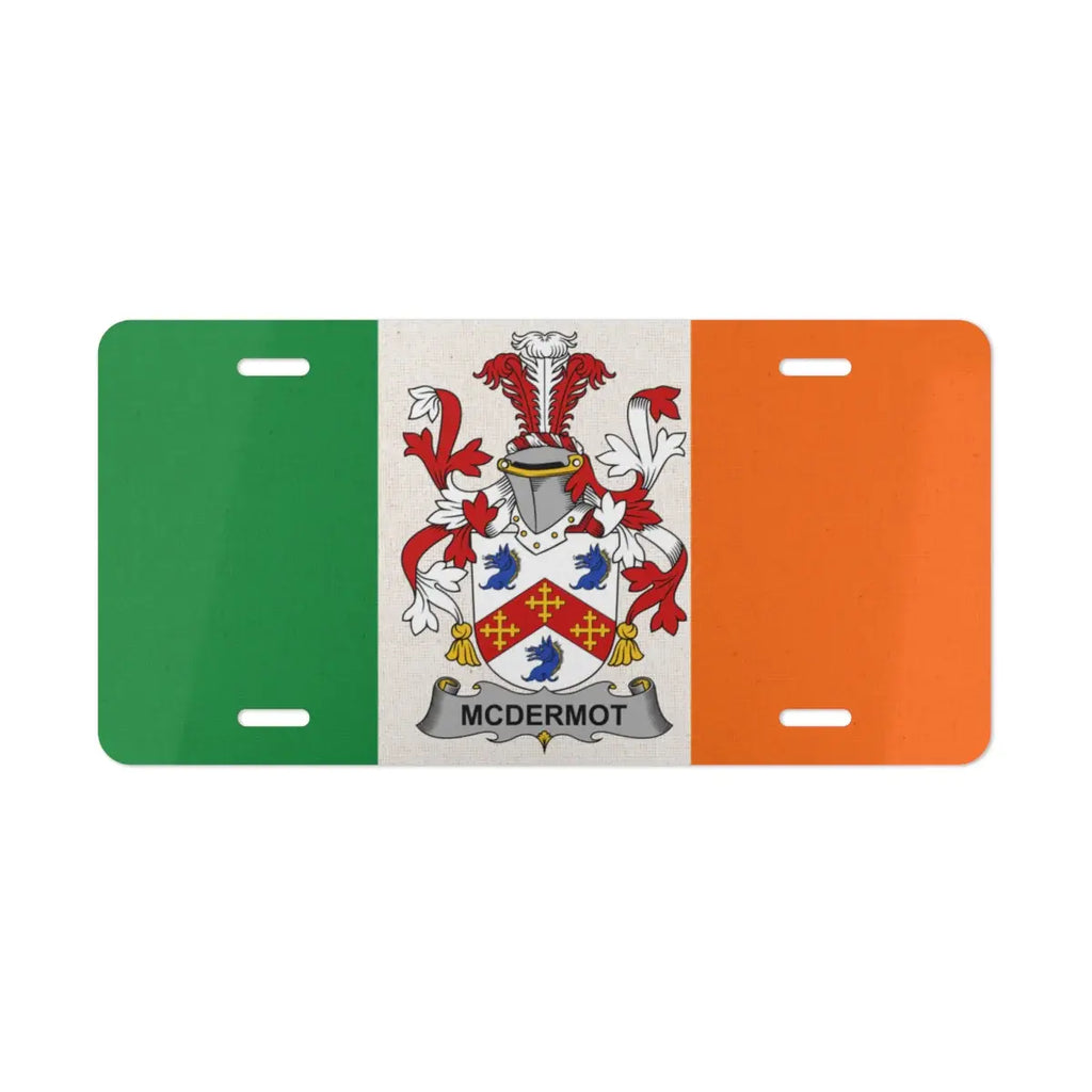 Personalized Irish Family Crest License Plate product
