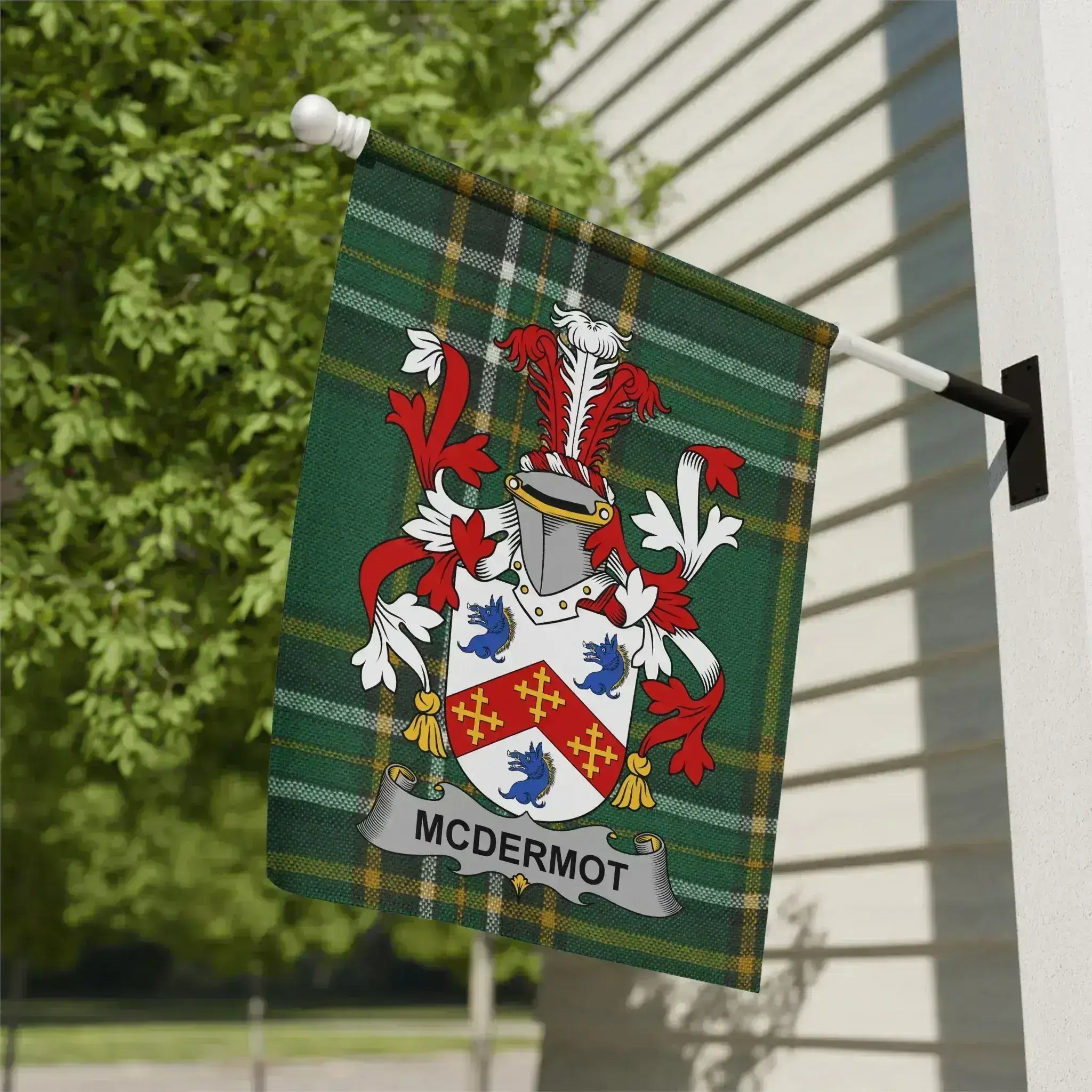 Family Heritage Crest Custom Printed Flag product type