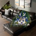 McElroy Family Crest Tartan Blanket Scottish Throw