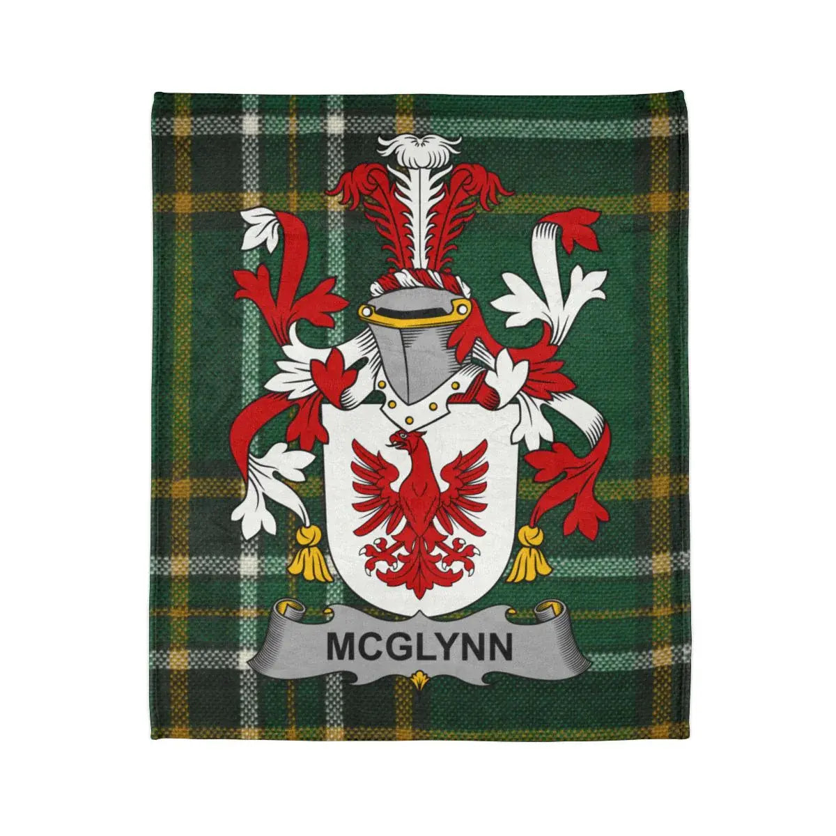 McGlynn Family Crest Throw Blanket