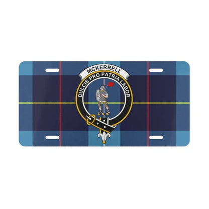 McKerrell Dulcis Pro Patria Labor Plaid License Plate product
