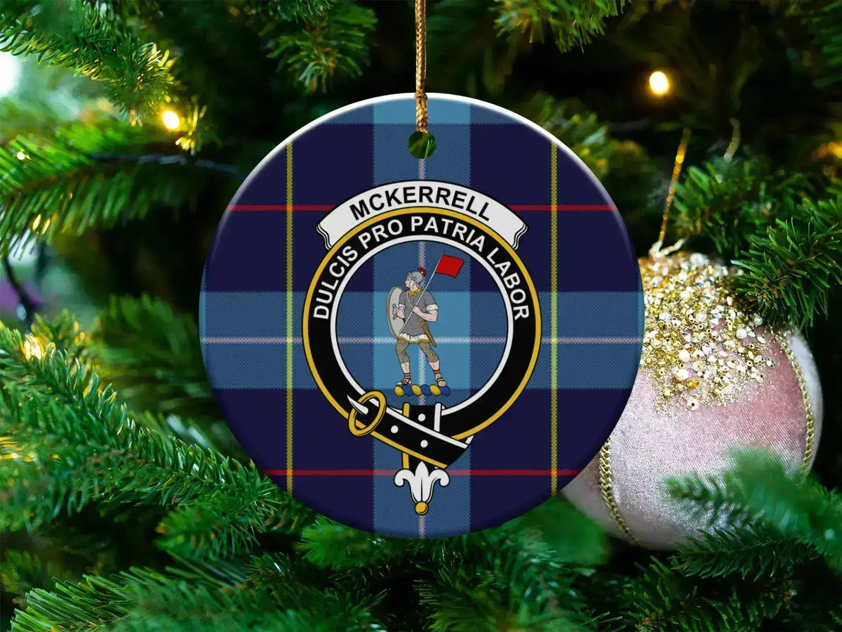 McKerrell Dulcis Pro Patria Labor Crest Ornament