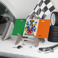 Personalized McLoughlin Irish Flag License Plate product type
