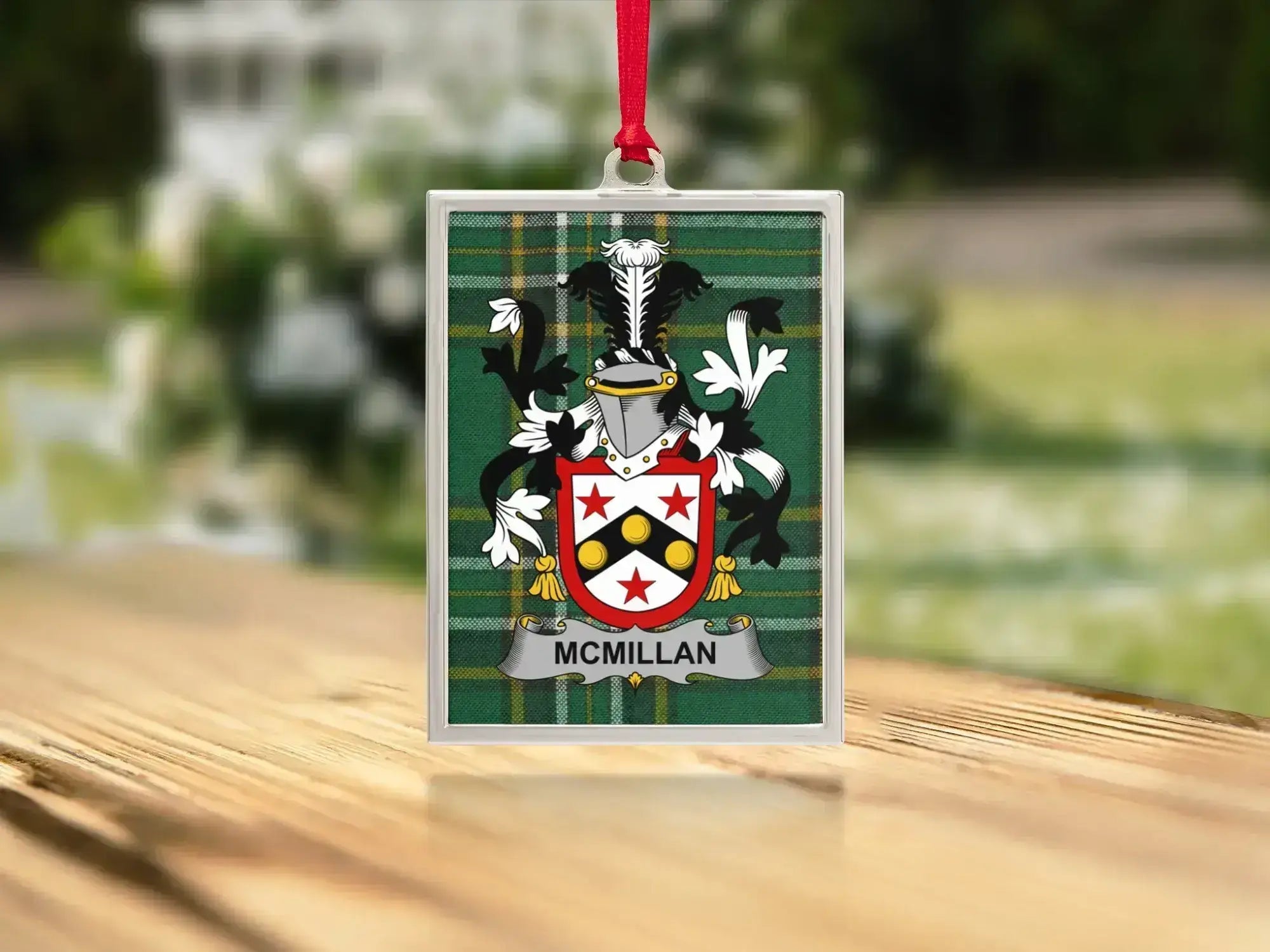 McMillan Family Crest Plaid Pattern Rectangular Product