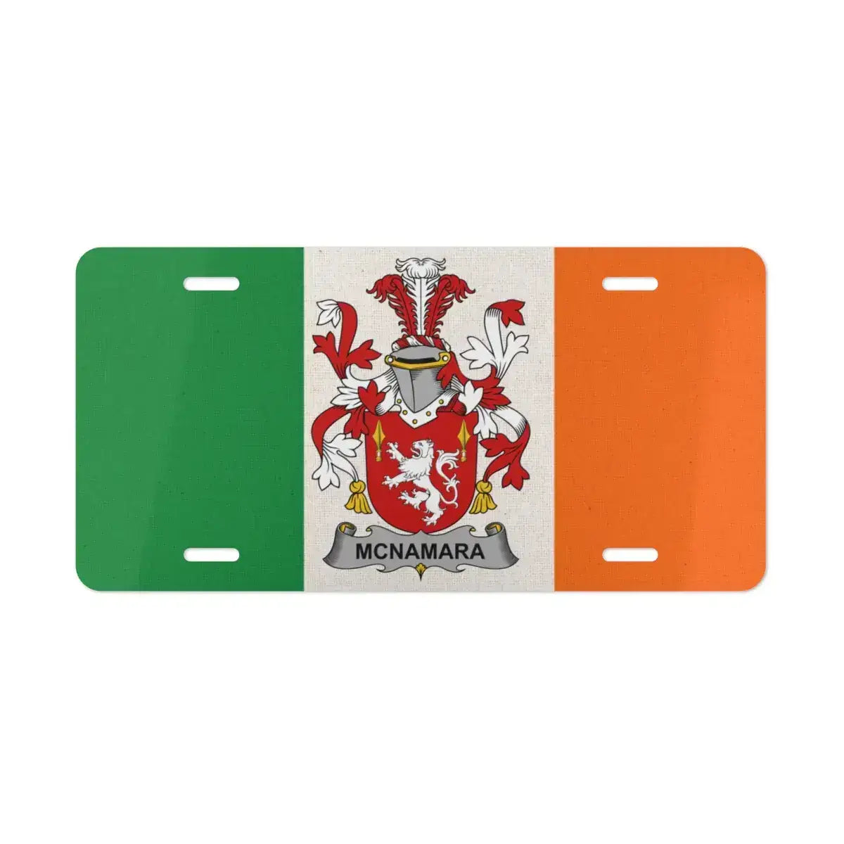 McNamara Irish Family Crest License Plate product