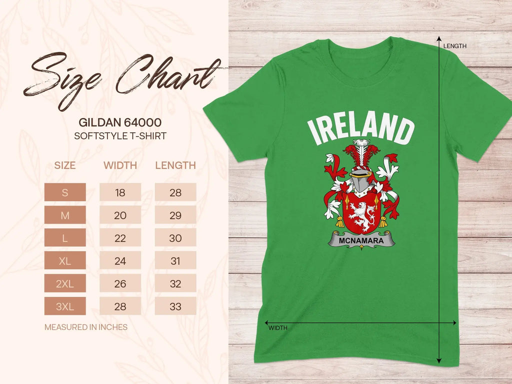 Ireland McNamara Design Softstyle T-Shirt