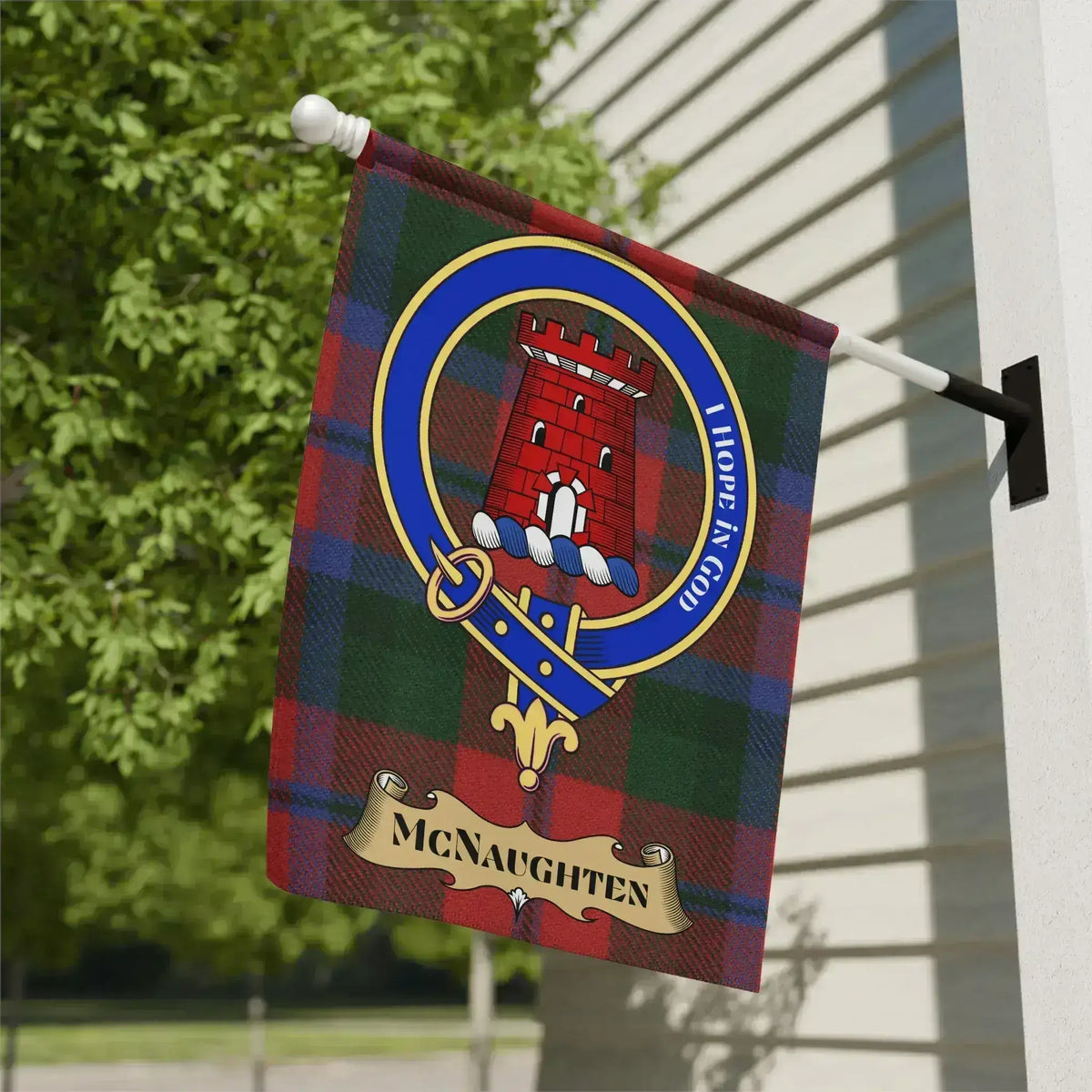 McNaughten Family Crest House Flag