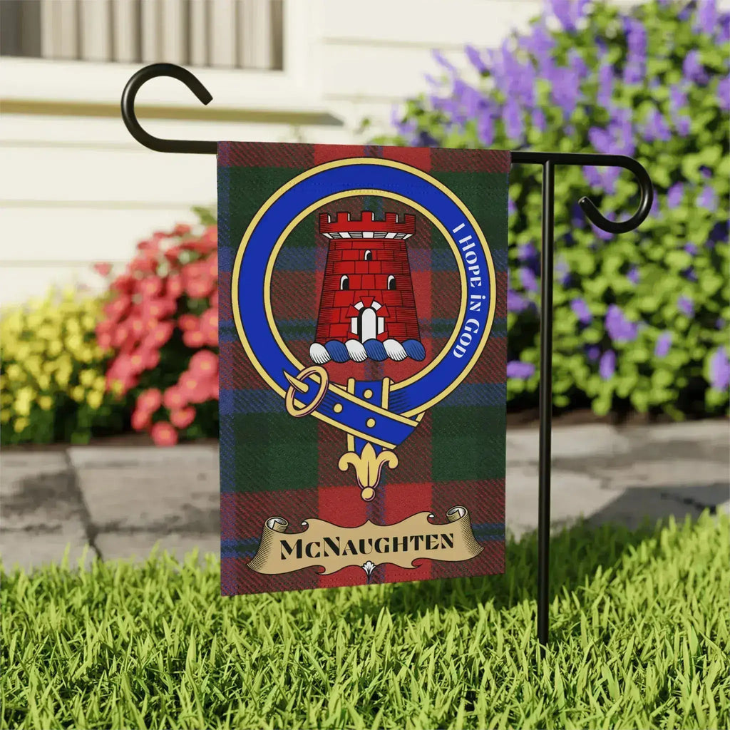 McNaughten Clan Crest Garden Flag