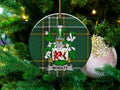 Custom McNulty Family Crest Holiday Ornament