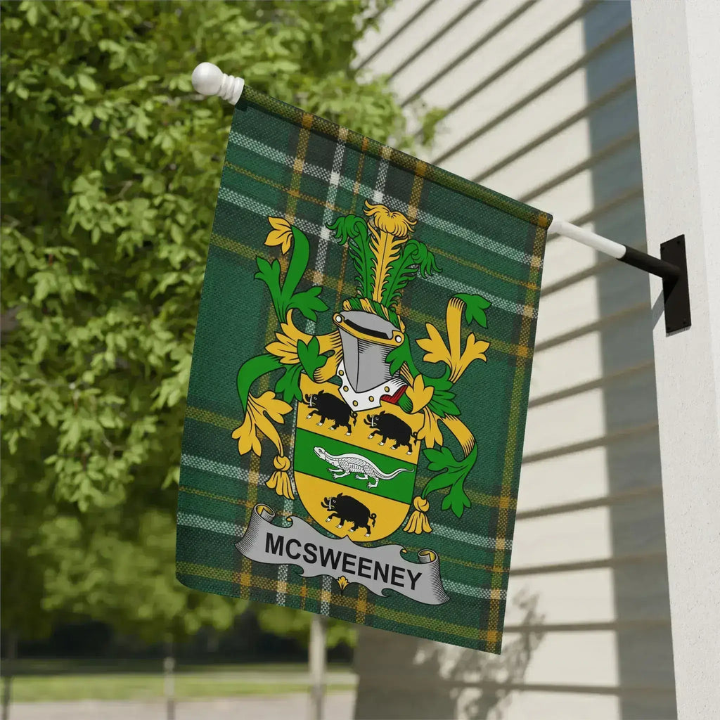 McSweeney Family Crest Outdoor Garden Flag