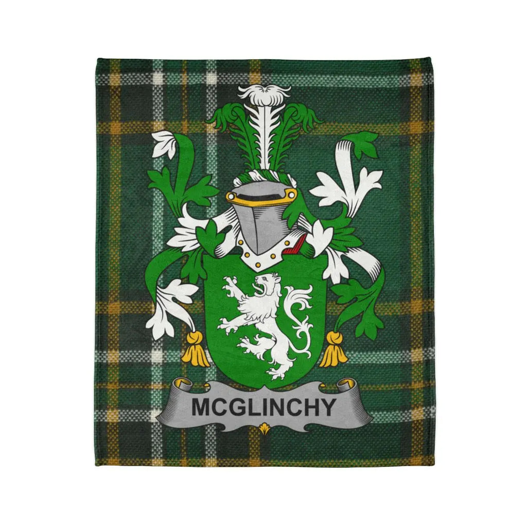 McGlinchy Family Crest Plaid Pattern product