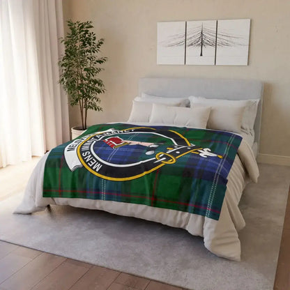 Cozy Tartan Clan Emblem Blanket Perfect for Any Room
