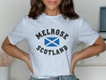 Melrose Scotland Flag Graphic Casual Wear T-Shirt