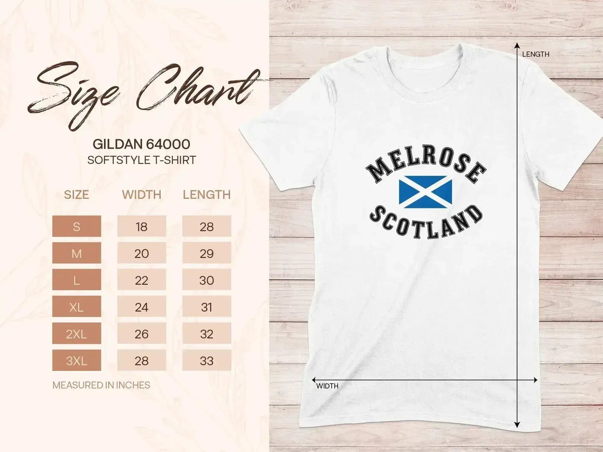 Melrose Scotland Softstyle T-shirt