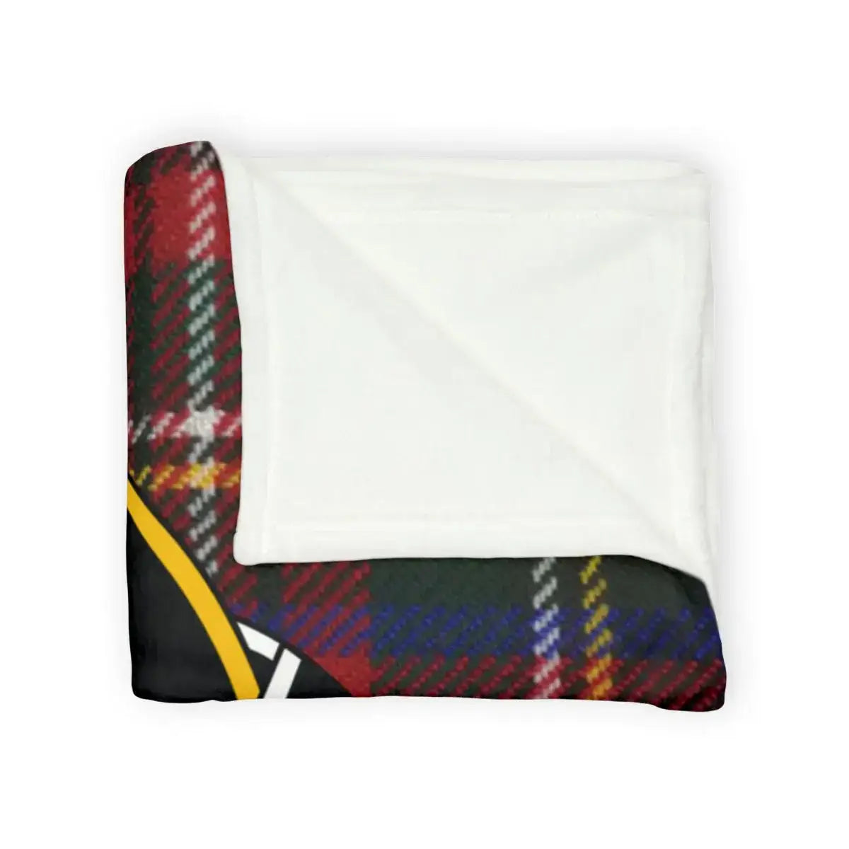 Cozy Red and Black Tartan Design Warm Blanket