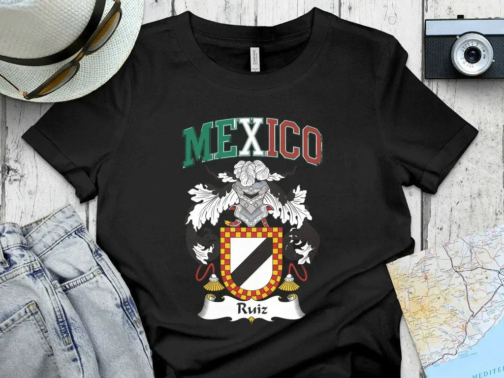 Mexican Heritage Family Crest T-shirt product type