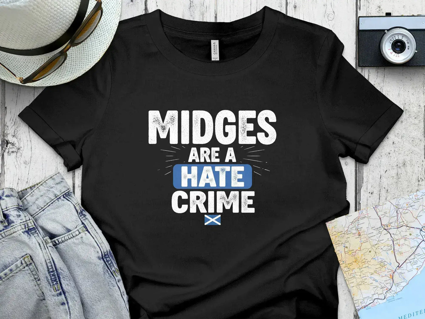 Midges Are a Hate Crime Graphic T-Shirt product type