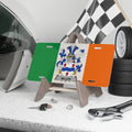 Personalized Racing Flag with Custom Coat of Arms product