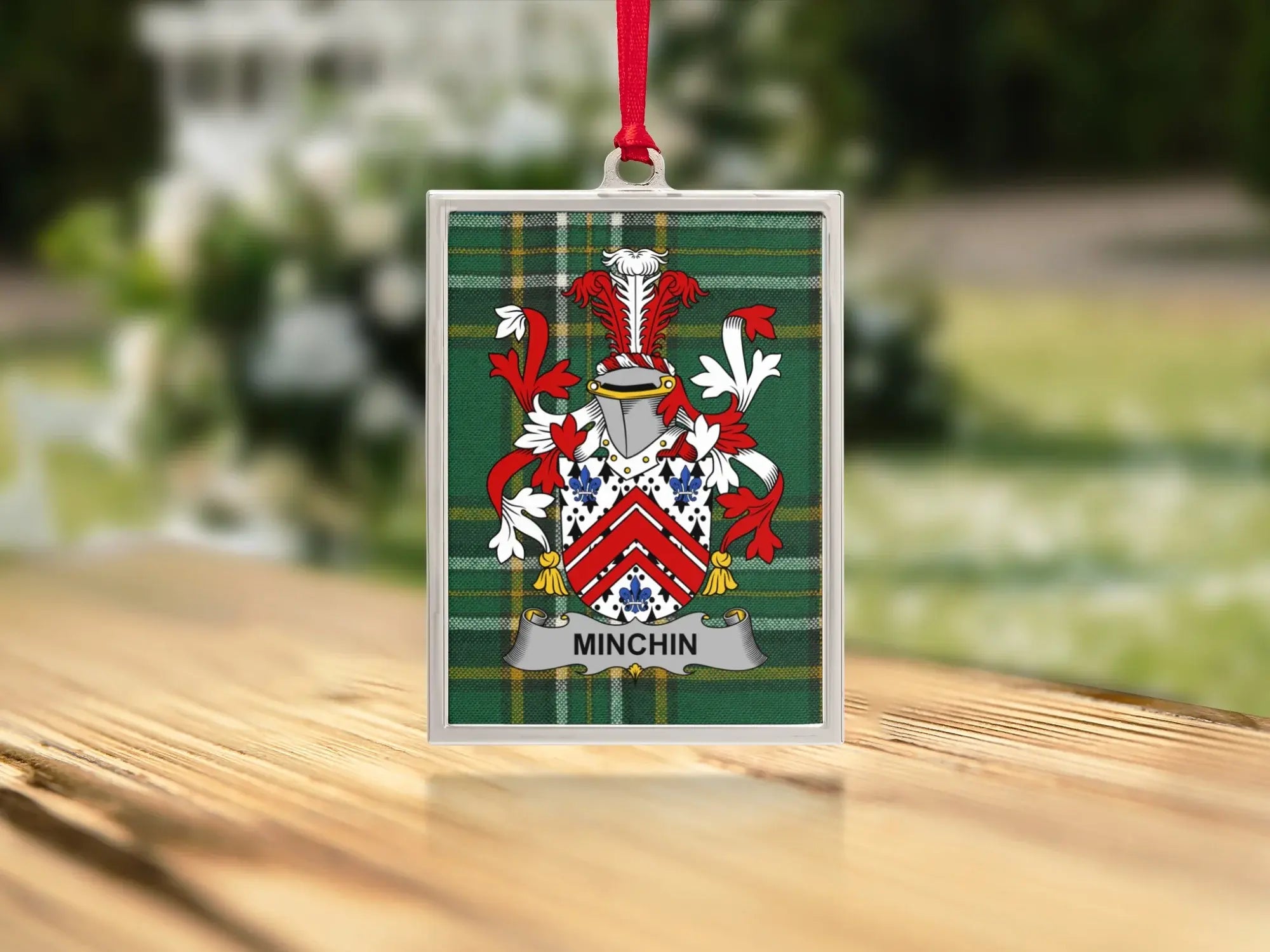 Vibrant Clan Crest Design Personalized Ornament product