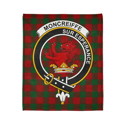 Moncreiffe Sur Esperance Red Green Plaid Blanket
