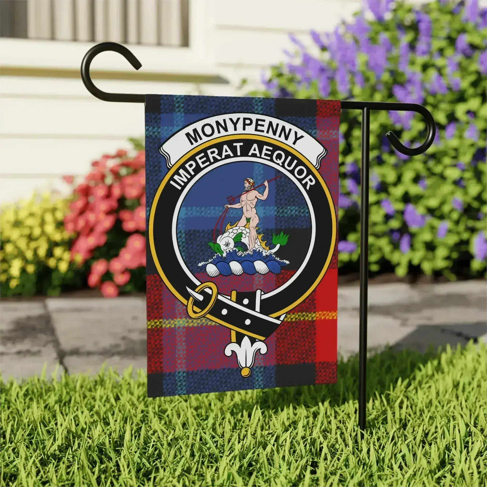Moneypenny Imperat Aequo Garden Flag product