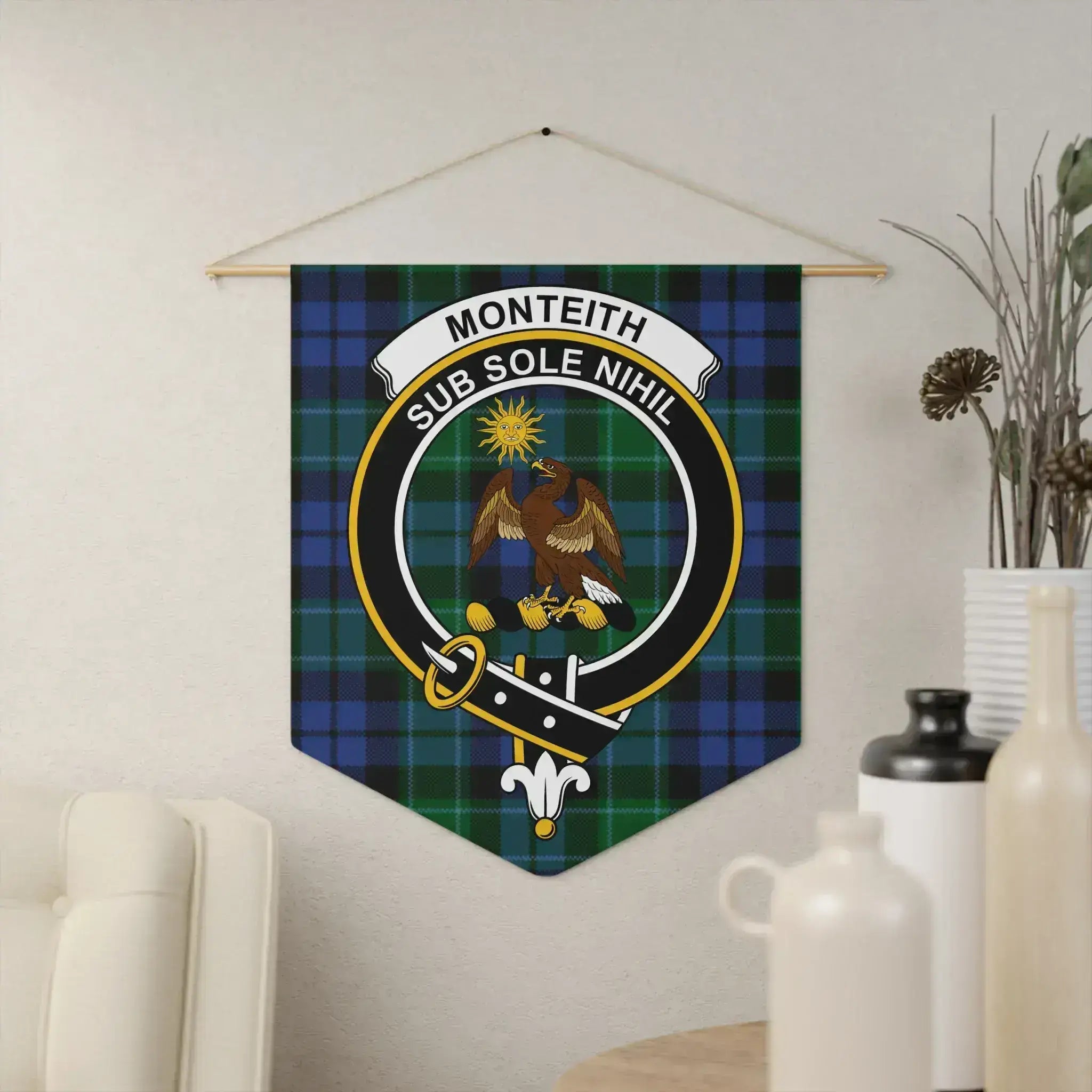 Monteith Sub Sole Nihil Tartan Wall Banner product type