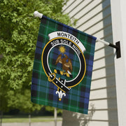 Monteith Clan Scottish Tartan Garden Flag