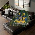 Montgomery Family Crest Tartan Blanket for Cozy Evenings