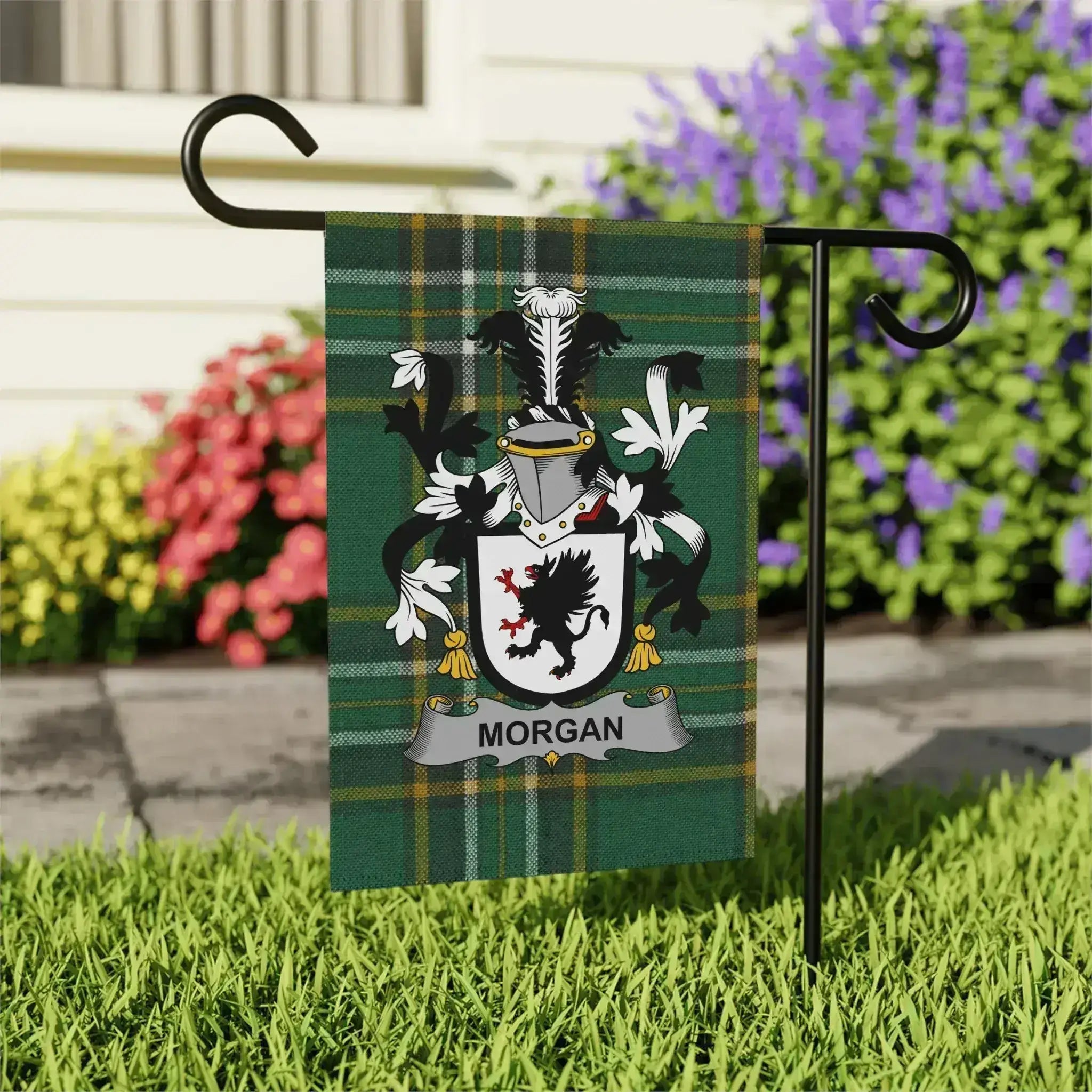 Personalized Family Crest Garden Flag Banner Product