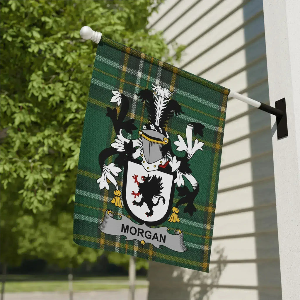 Family Coat of Arms Shield Morgan Garden Flag product