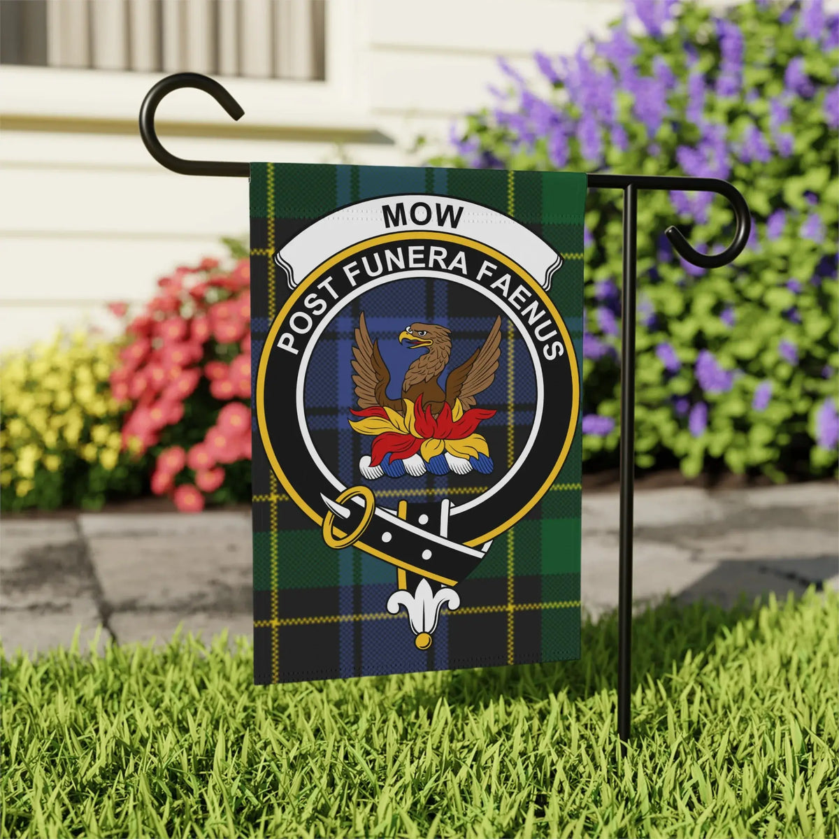 Post Funera Faenus Eagle Print Garden Flag