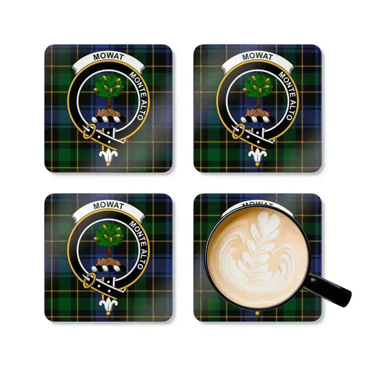 Mowat Monte Alto Tartan Design Coasters product type
