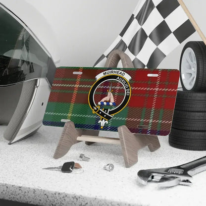 Scottish Tartan Racing Theme License Plate product