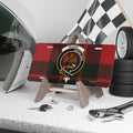 Clan Munro Dread God eagle crest tartan novelty license plate — 12x6 inch aluminium with printed clan design
