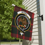 Clan Munro Tartan Garden Flag – Scottish Crest