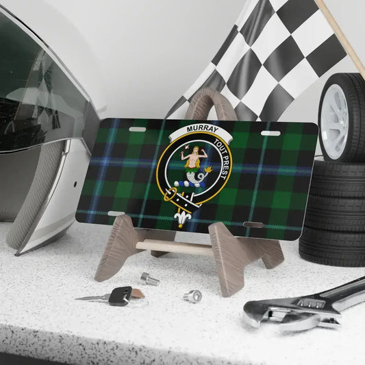 Murray Tartan Crest License Plate product