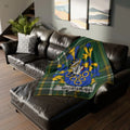 Musgrave Family Crest Throw Blanket Cozy Decor