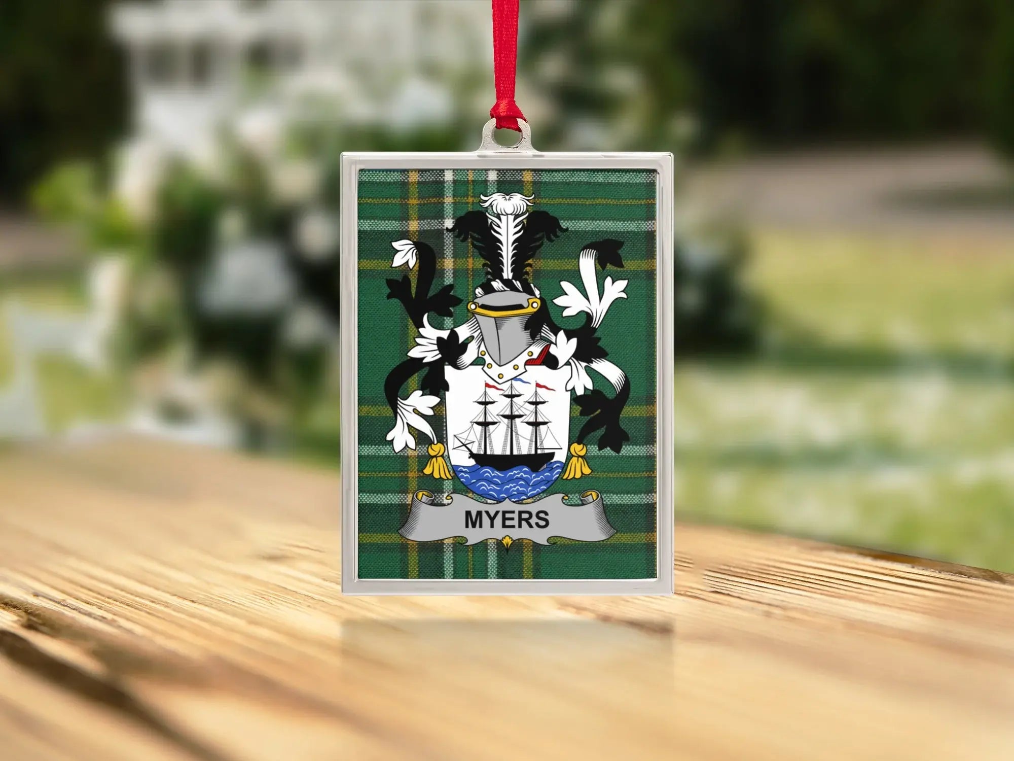 Personalized Myers Family Crest Ornament product