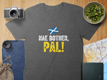 Nae Bother Pal Scottish Phrase Graphic T-Shirt product
