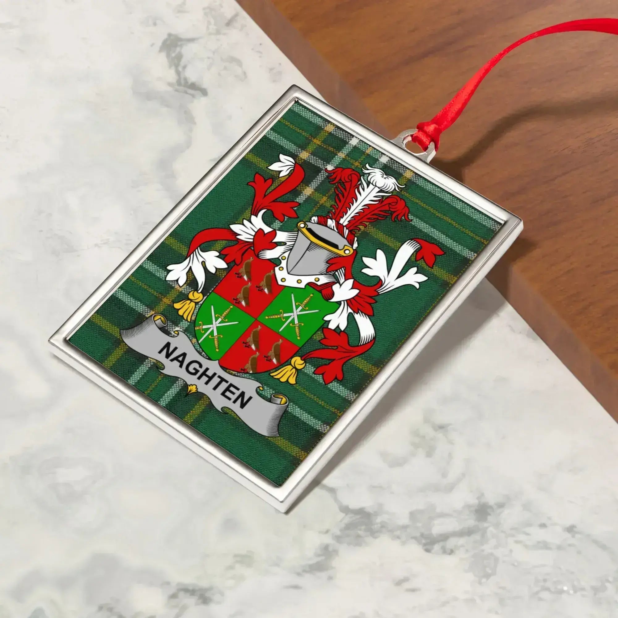 Family Coat of Arms Personalized Ornament Product