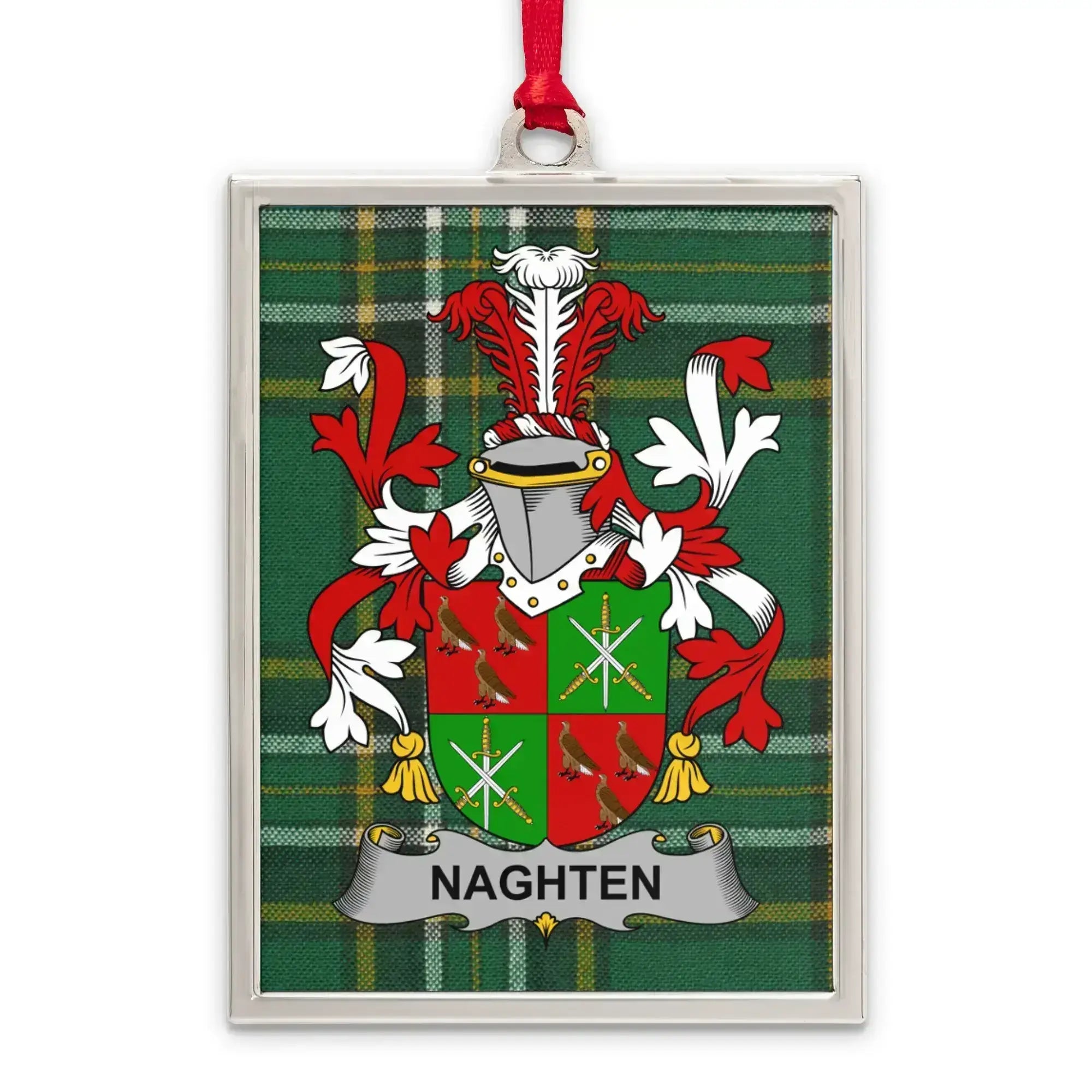 Family Crest Plaid Design Insignia Ornament product
