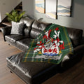 Personalized Neill Tartan Print Blanket Cozy Throw