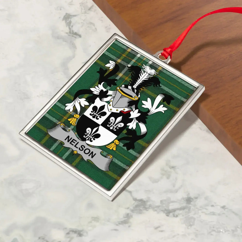 Custom Family Crest Coat of Arms Ornament product